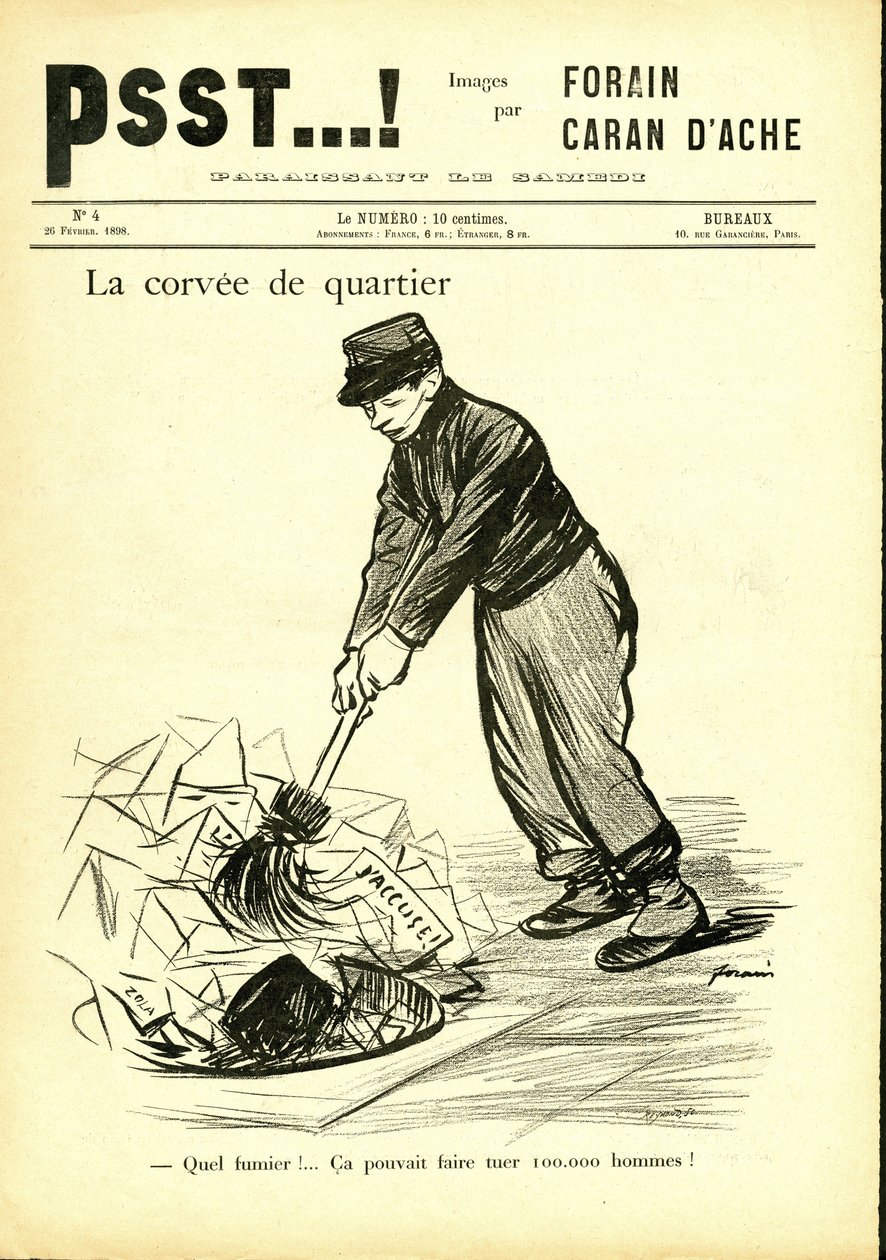Illustration par Jean-Louis Forain (1852-1931) dans Psst...! - Jean Louis Forain