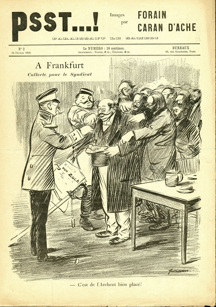 Illustration de Jean-Louis Forain (1852-1931) dans Psst...!