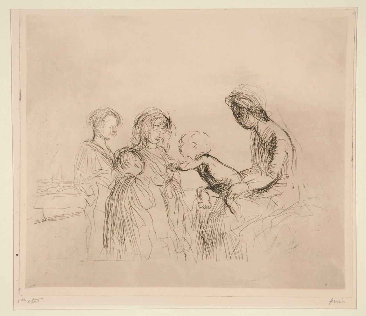La Madone et les enfants - Jean Louis Forain