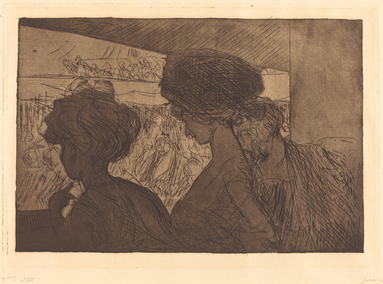 Loge inférieure au théâtre - Jean Louis Forain
