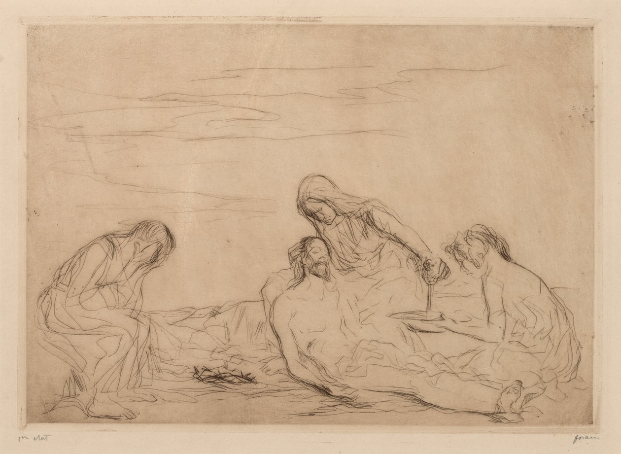 Pietà (troisième planche) - Jean Louis Forain