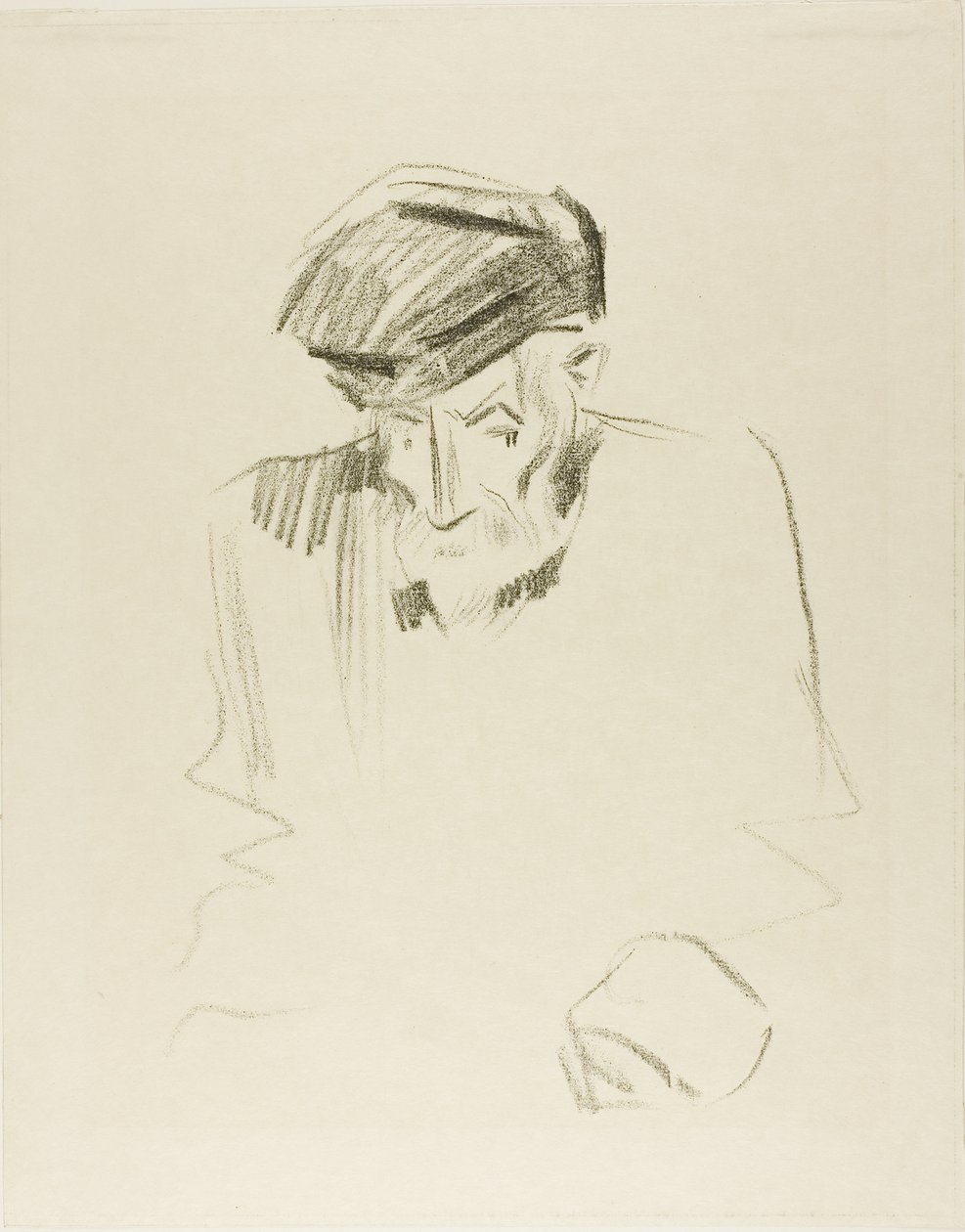Portrait de Renoir, deuxième plaque - Jean Louis Forain