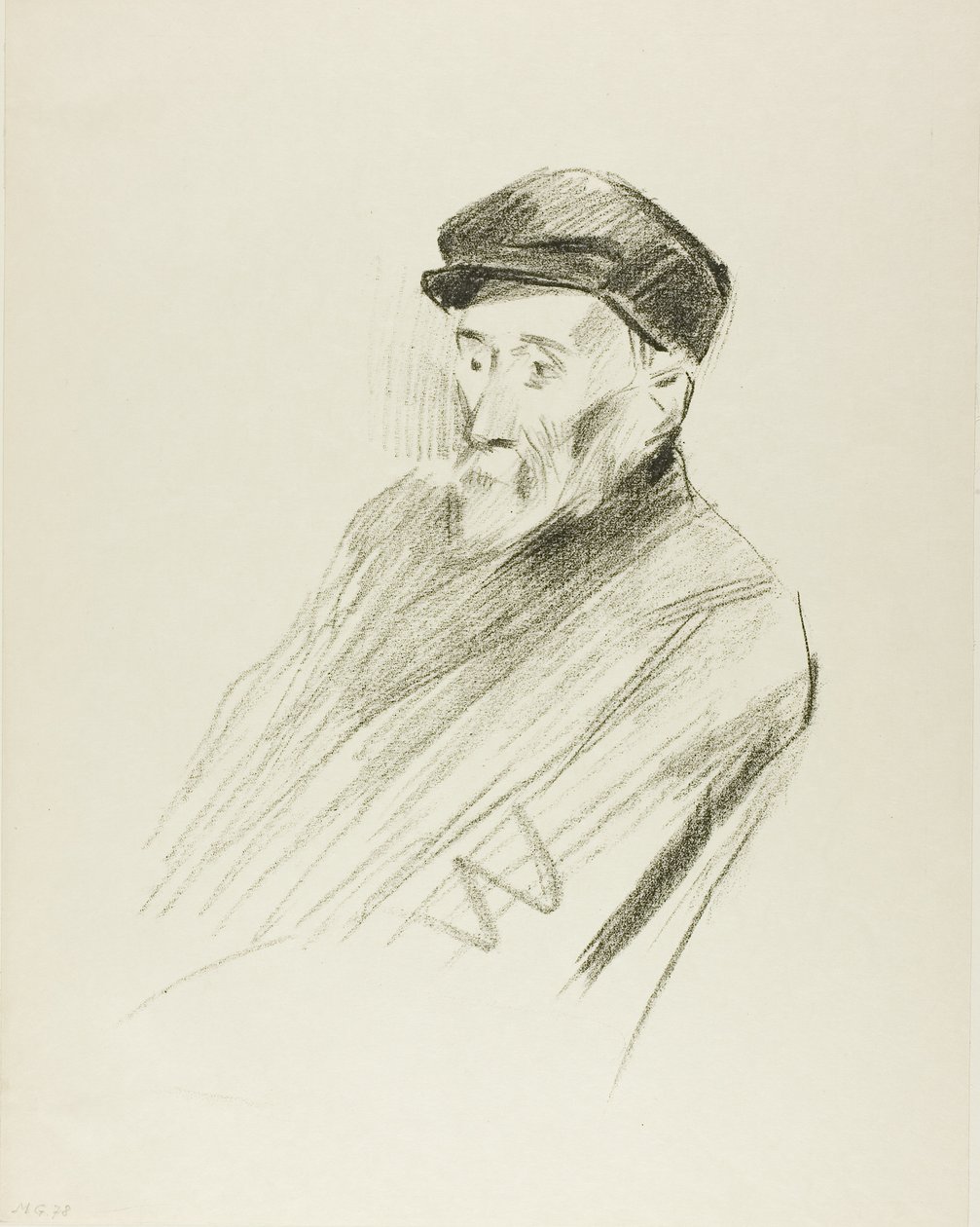 Portrait de Renoir, troisième planche - Jean Louis Forain
