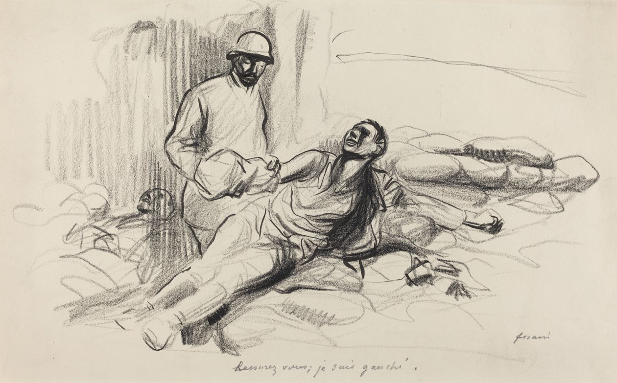Rassurez-vous, je suis gauche, vers 1914-1919 - Jean Louis Forain