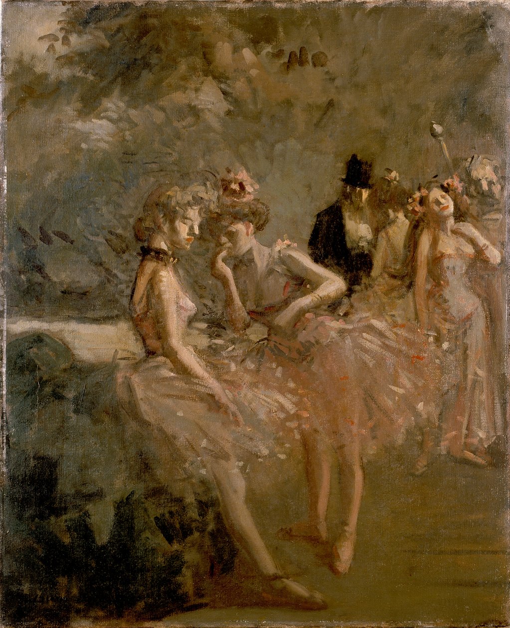 Scène dans les coulisses d