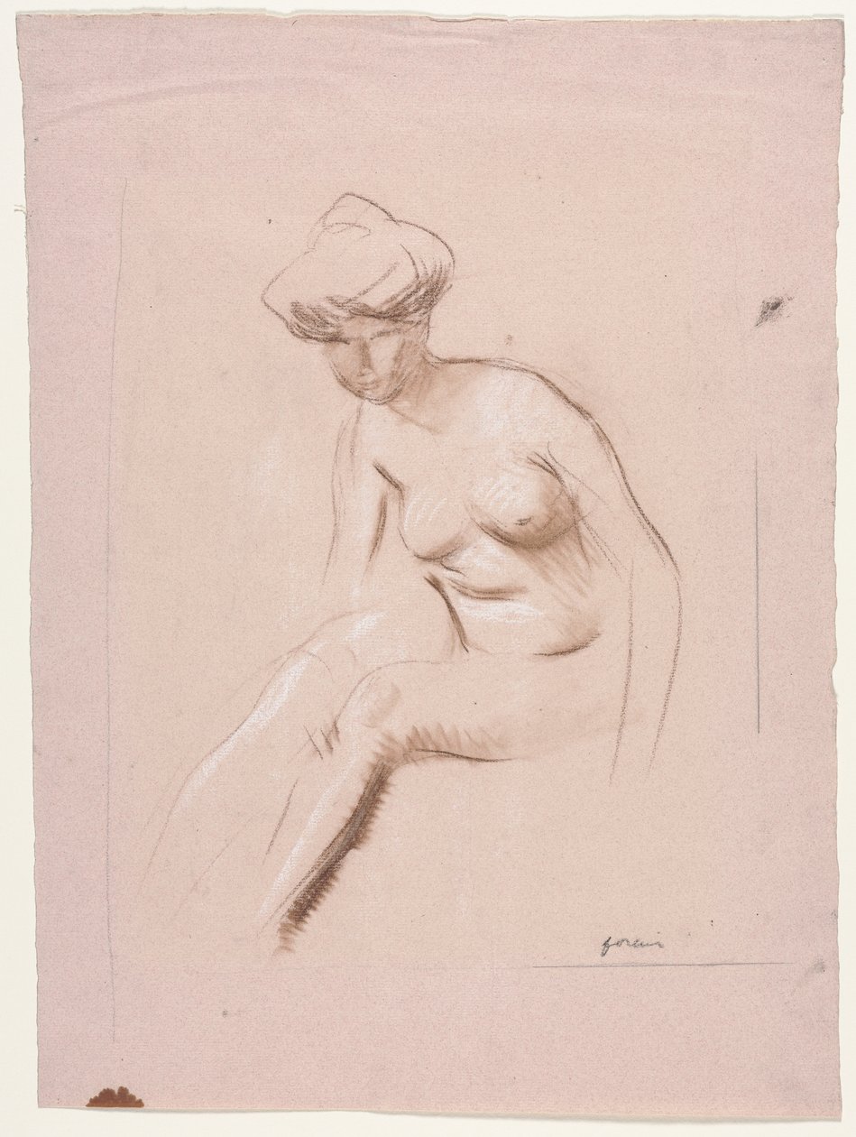 Nu assis - Jean Louis Forain