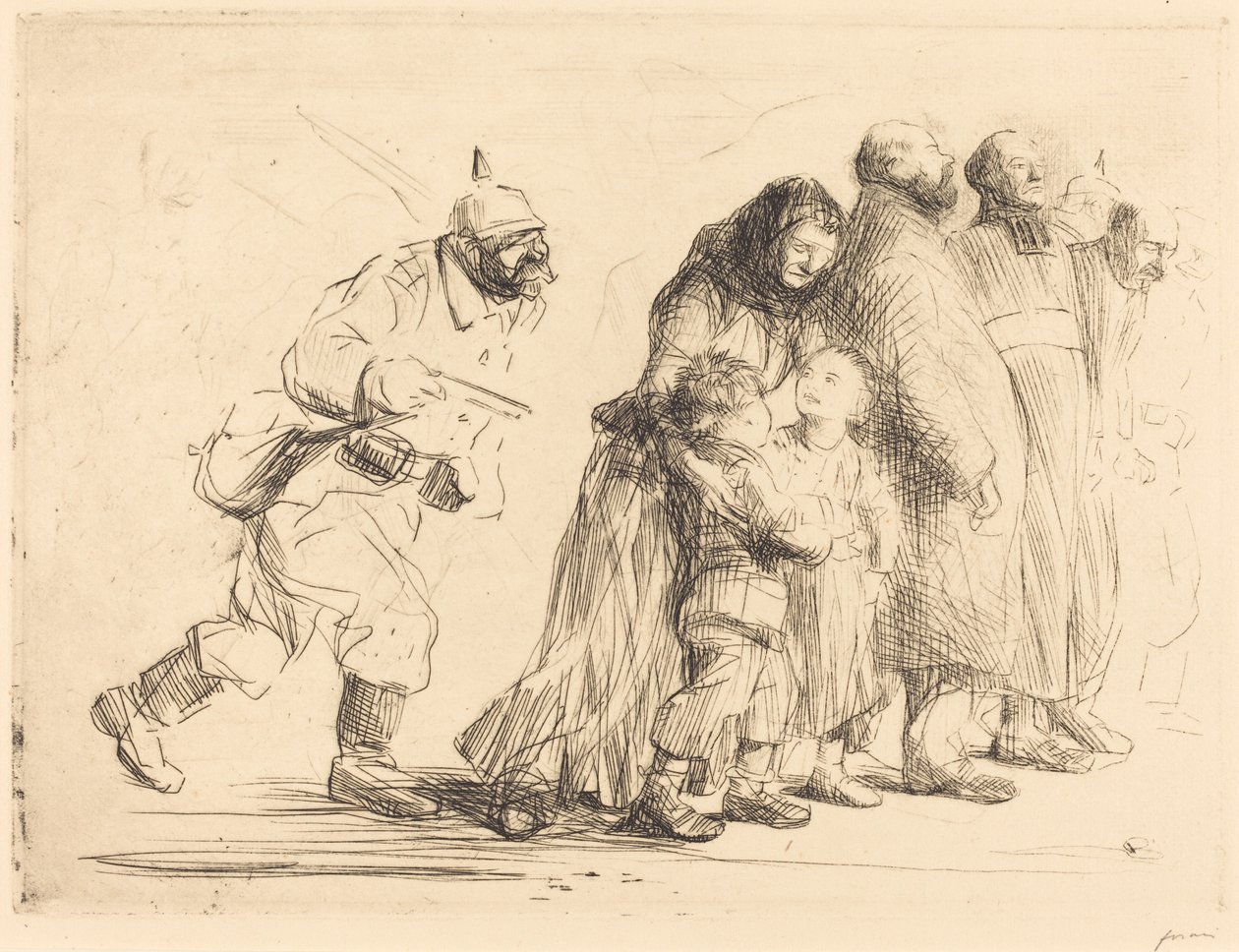Les Notables (grande plaque) - Jean Louis Forain