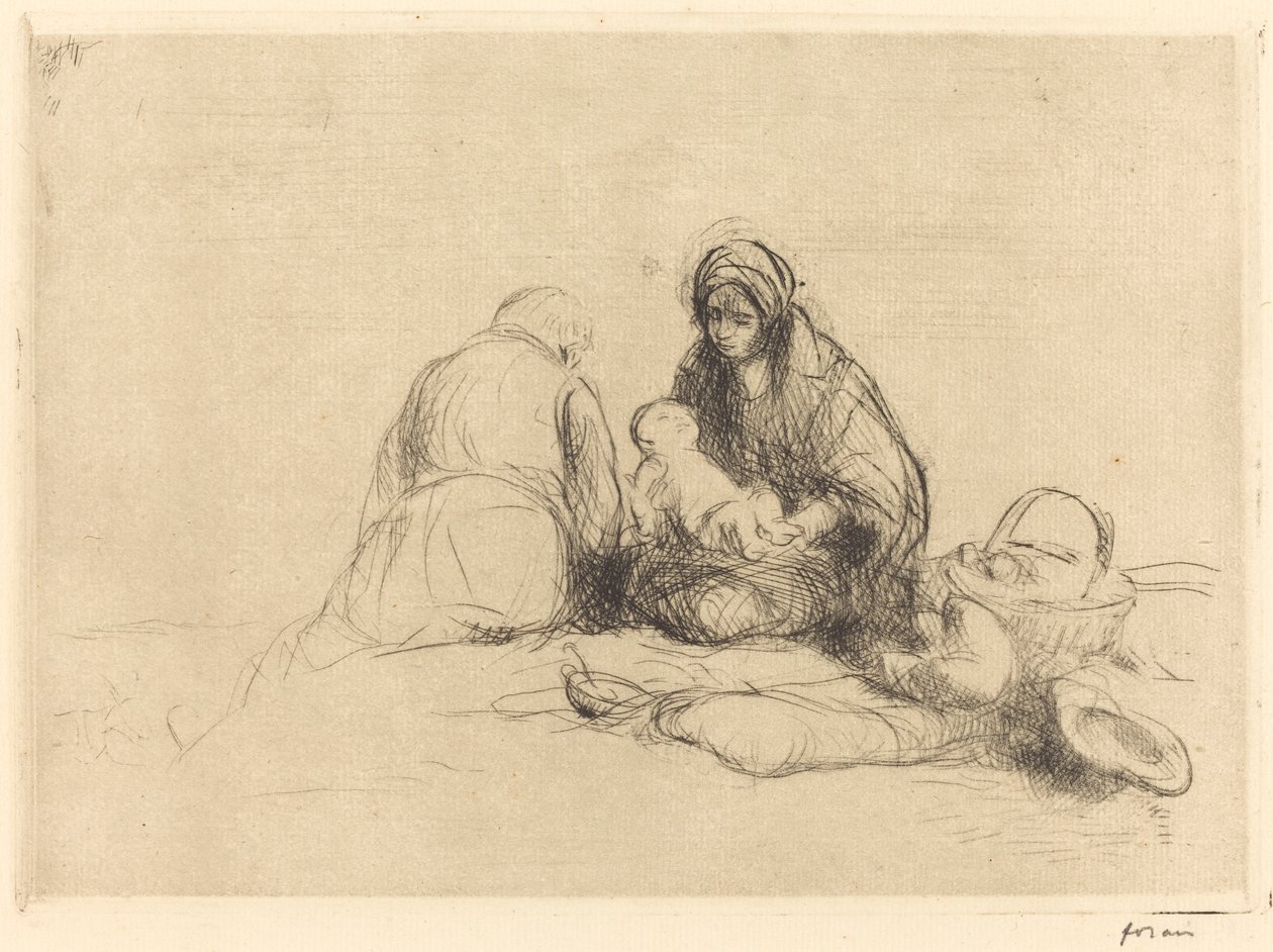 Le repos pendant la fuite en Égypte - Jean Louis Forain