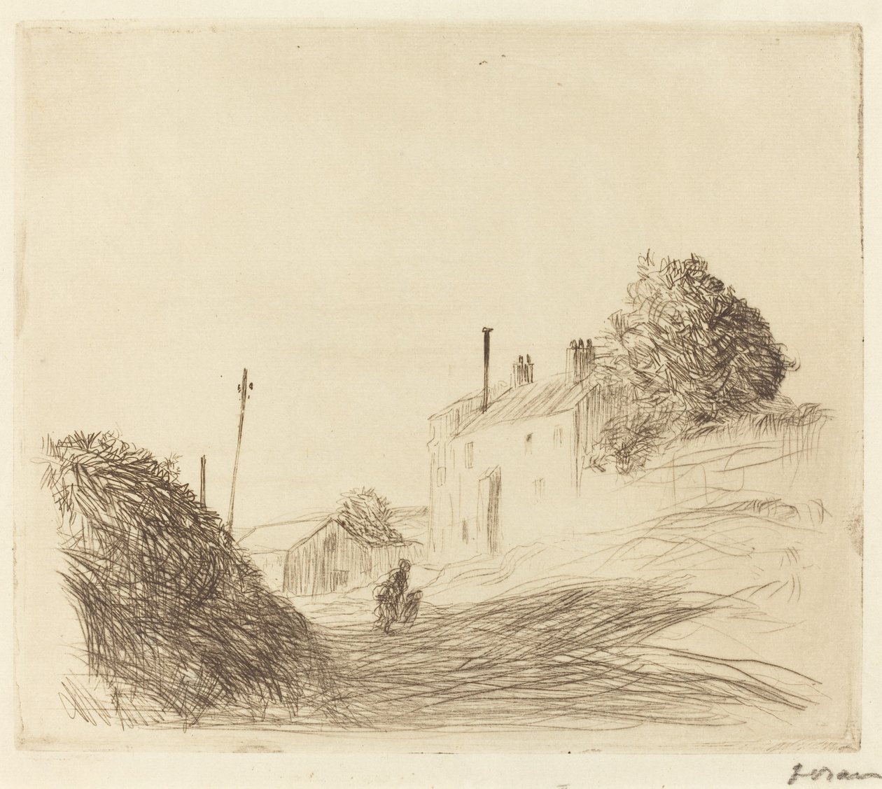 La route de Rocquencourt - Jean Louis Forain