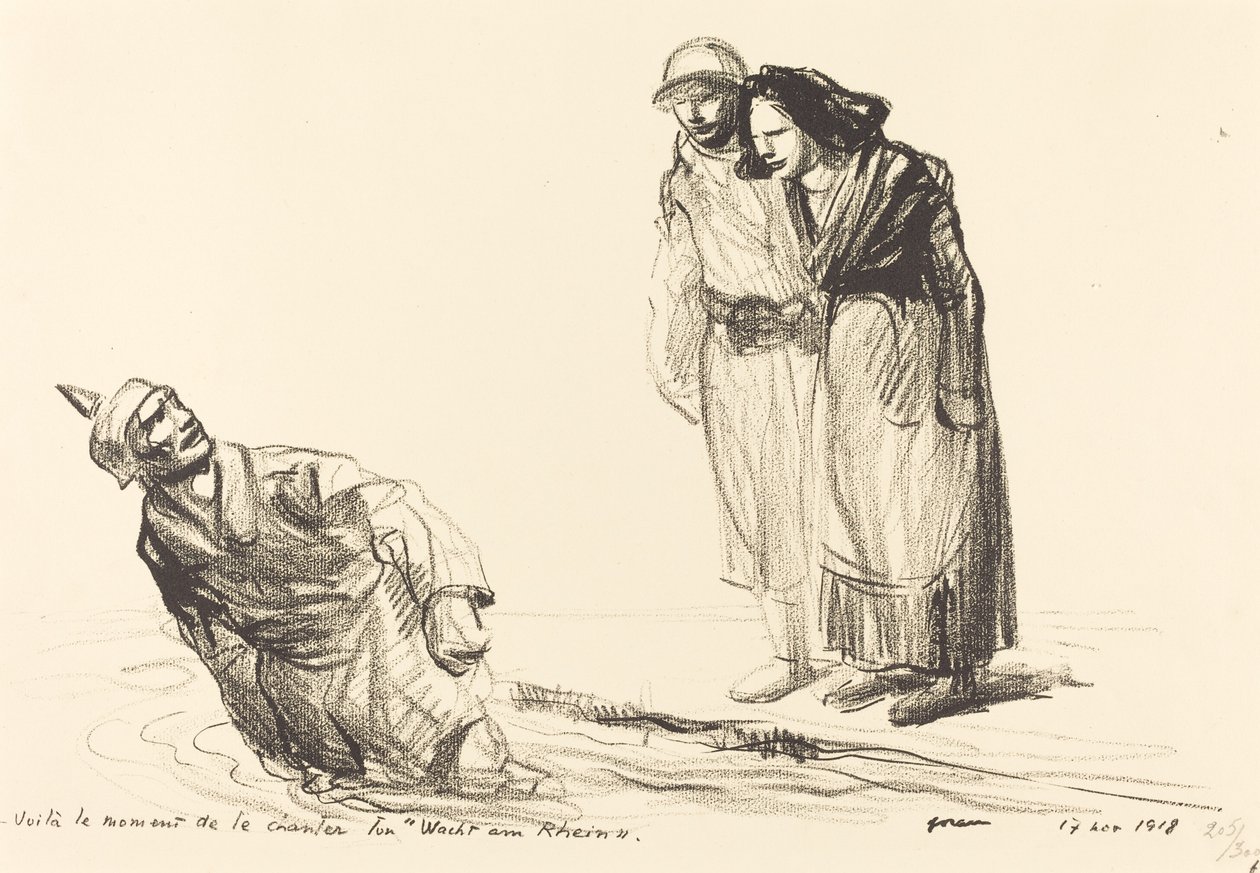 Voilà le Moment de te Chanter "Wacht am Rhein" - Jean Louis Forain