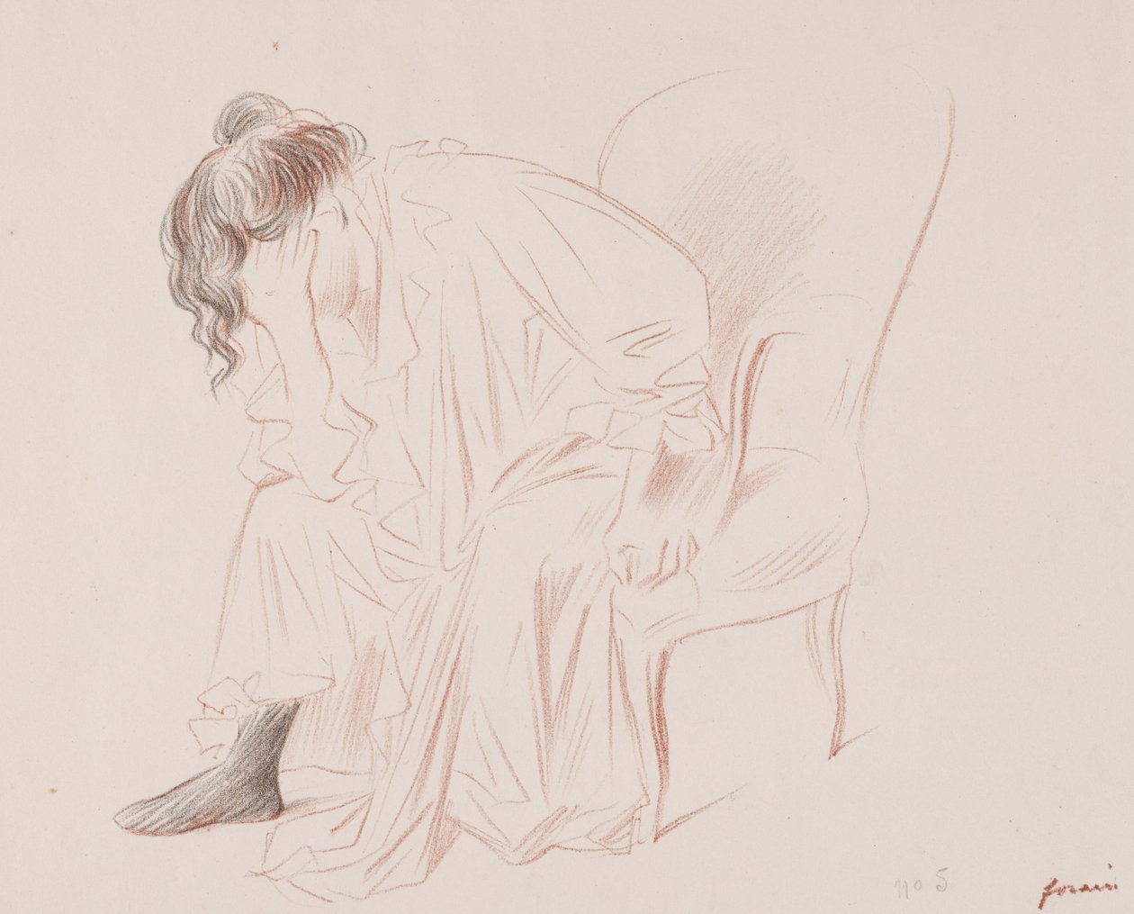 Femme assise - Jean Louis Forain