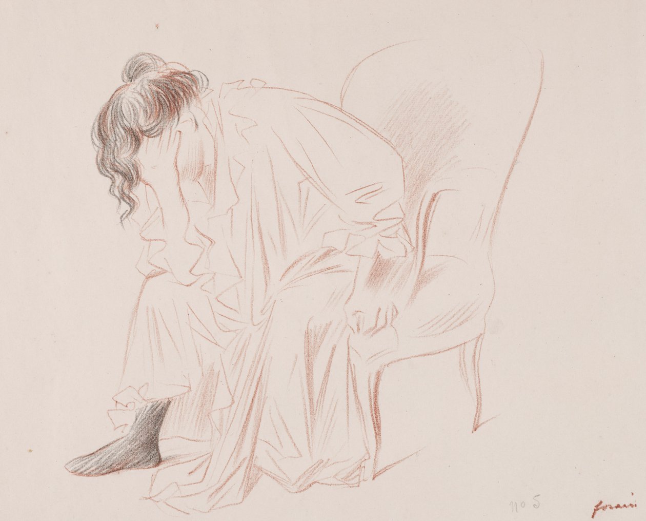 Femme assise - Jean Louis Forain
