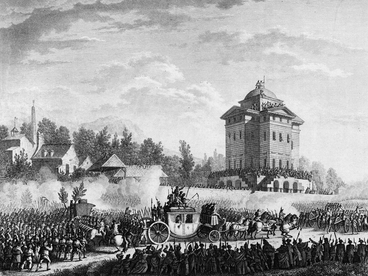Révolution française : Retour de la famille royale après l