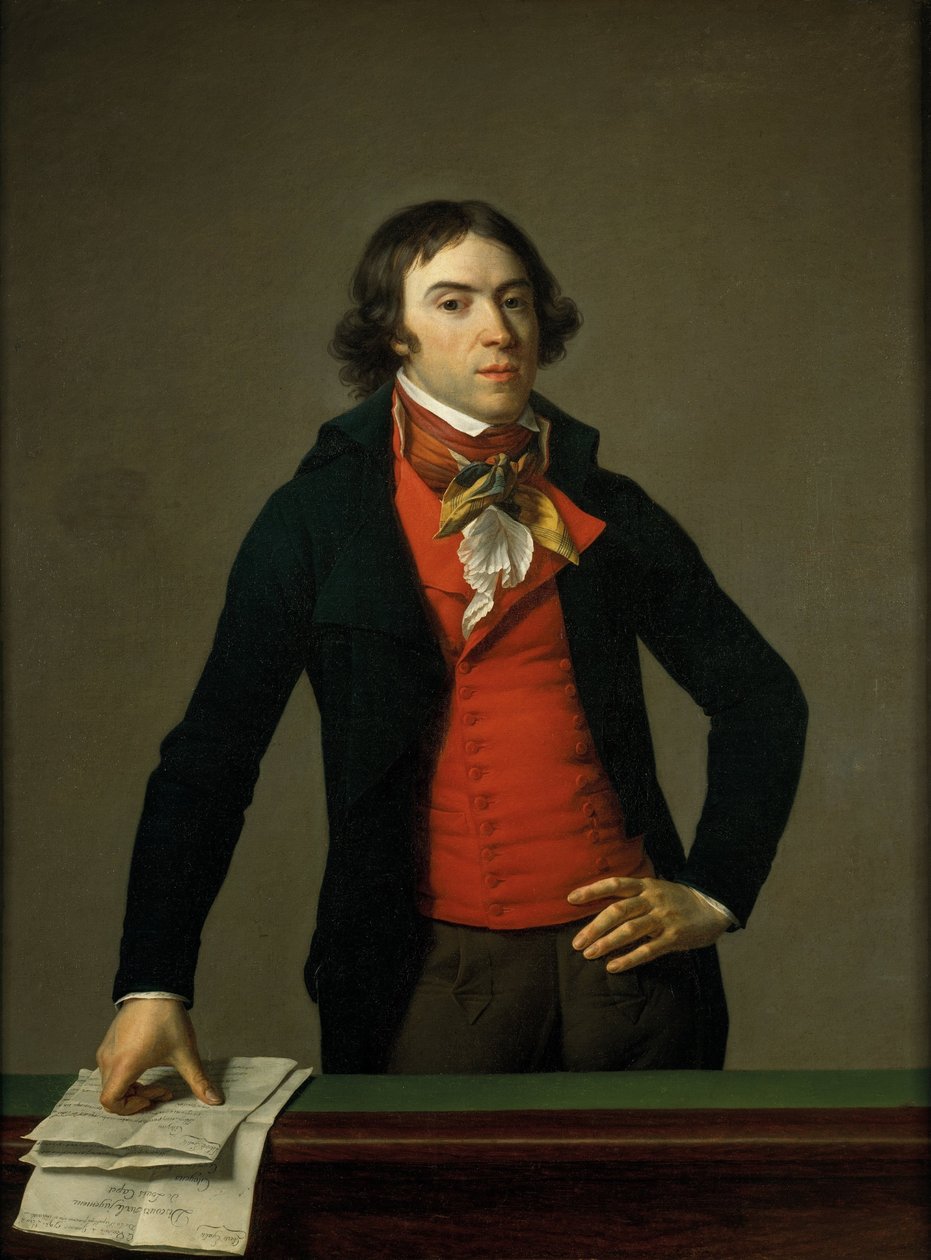Portrait de Bertrand Barère de Vieuzac (1755-1841), homme politique révolutionnaire français et espion anglais - Jean Louis Laneuville