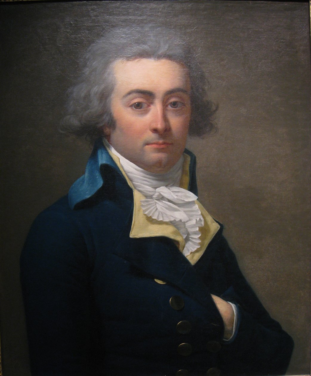 Portrait de Marie-Jean Hérault de Séchelles 1759-1794 - Jean Louis Laneuville