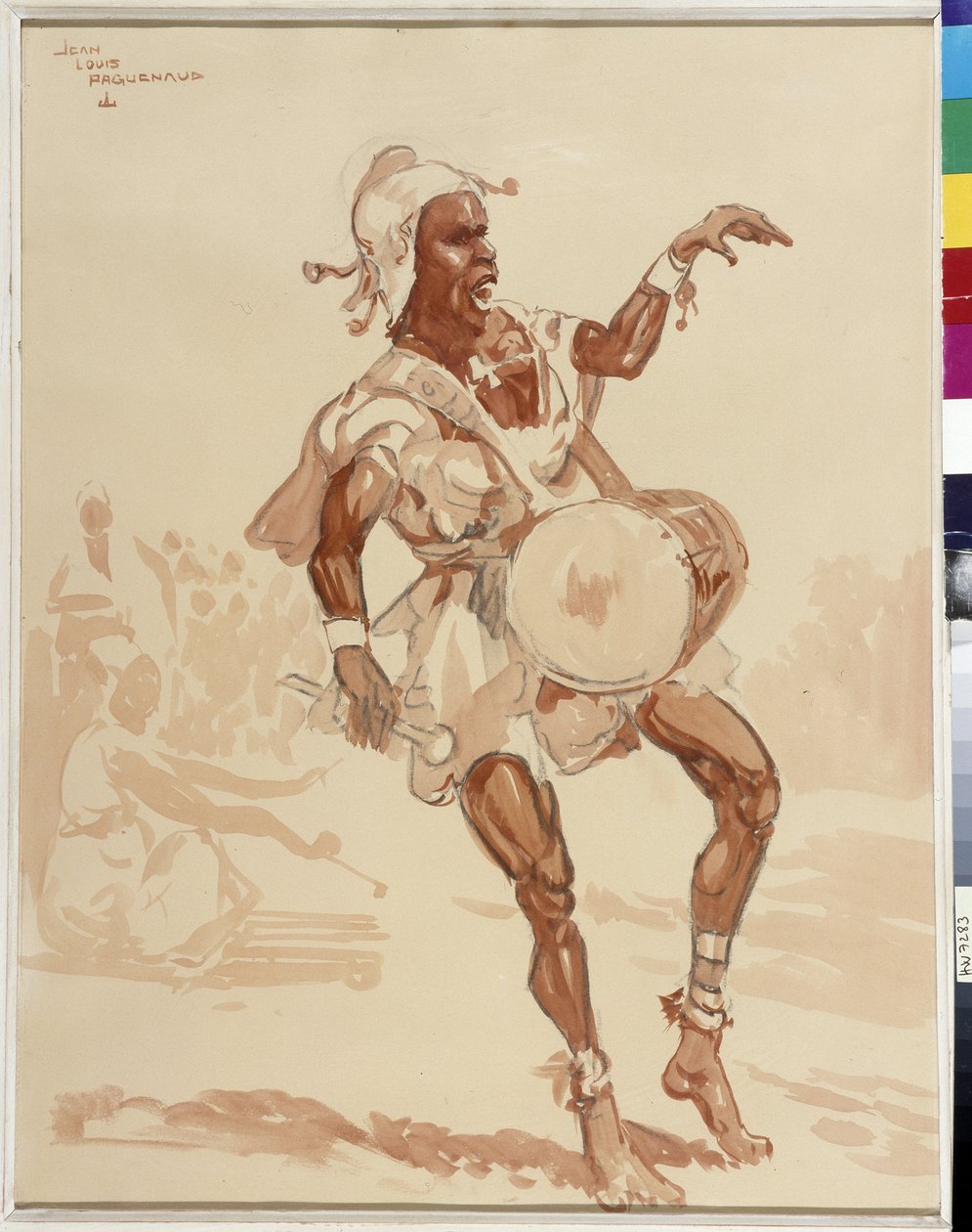 Musicien africain - Jean Louis Paguenaud