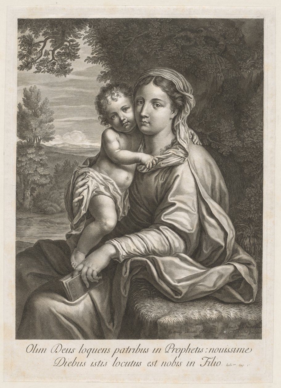 Madone et Enfant - Jean Louis Roullet