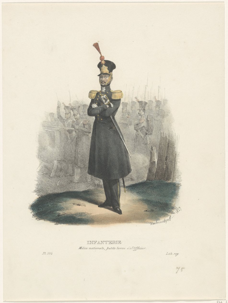 Officier de la Milice Nationale, 1829 - Jean Louis Van Hemelryck