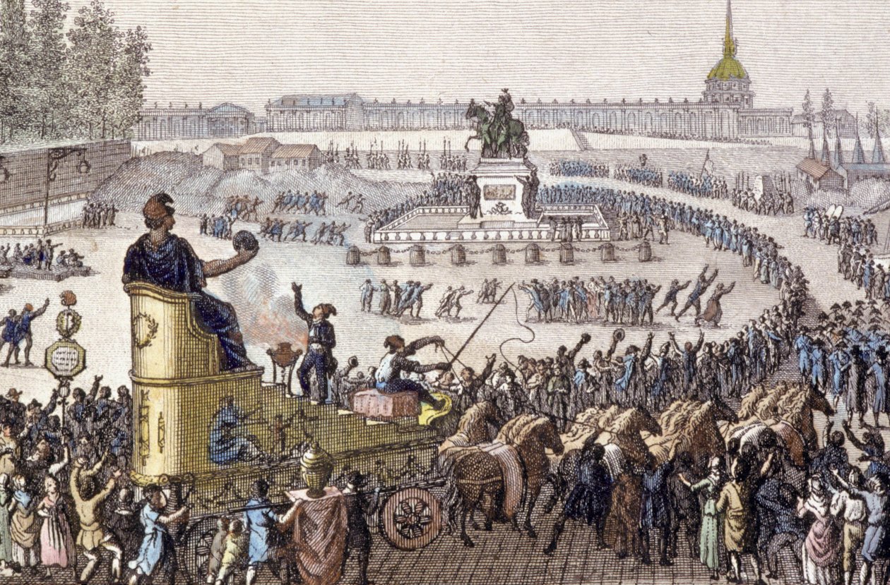 1ère célébration de la Liberté à Paris le 15 avril - Jean Louis the Younger Prieur
