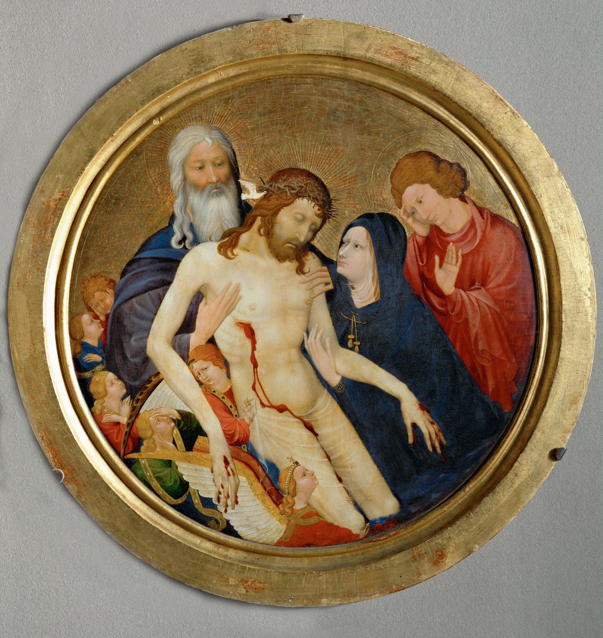 La grande piéta, vers 1400 (peinture sur bois) - Jean Malouel or Maelwael