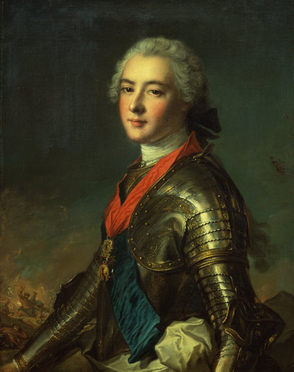 Portrait de Louis Jean Marie de Bourbon, duc de Penthièvre - Jean Marc (studio of) Nattier