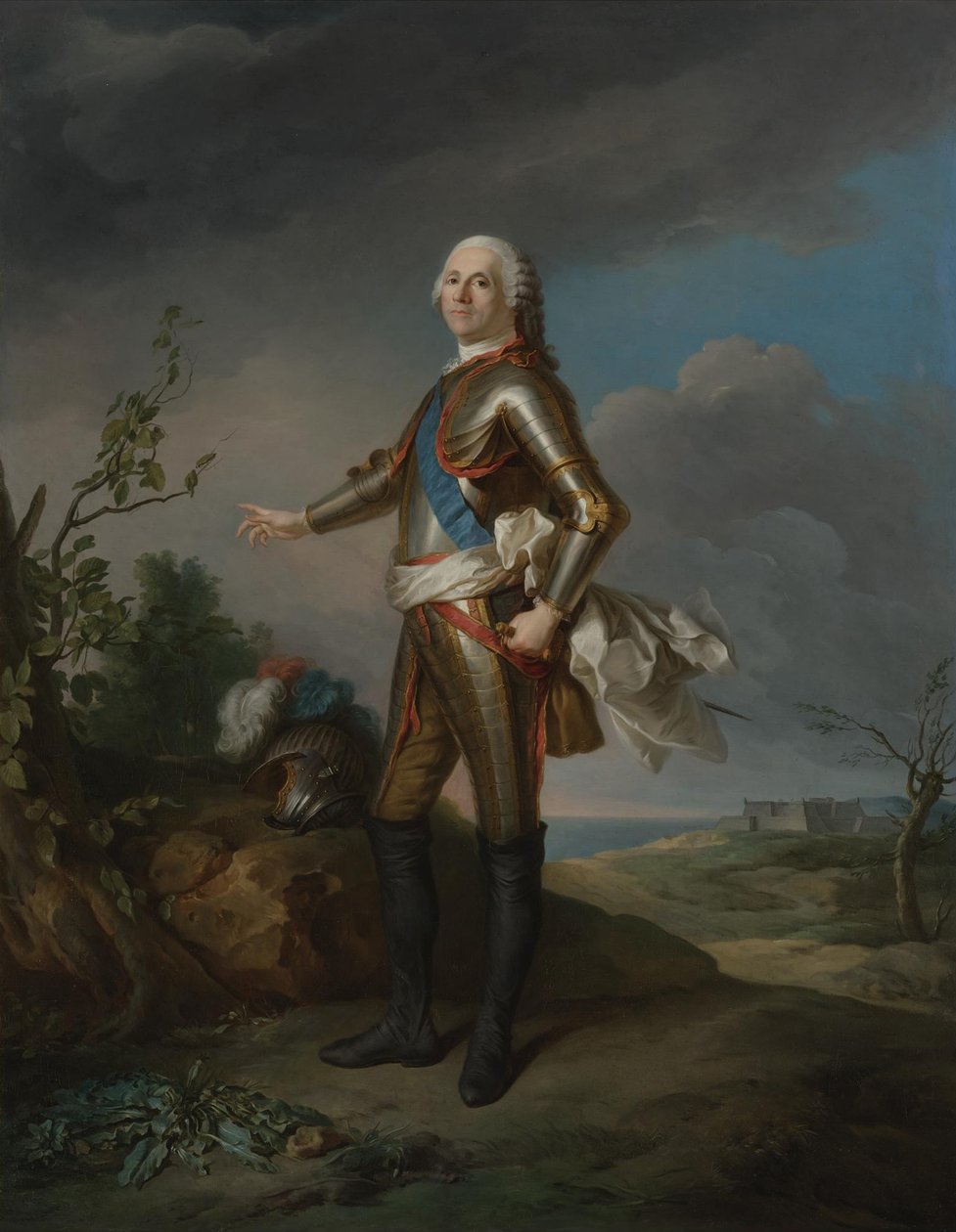 Armand de Vignerot du Plessis 1696-1788, Duc de Richelieu, Maréchal de France - Jean Marc Nattier