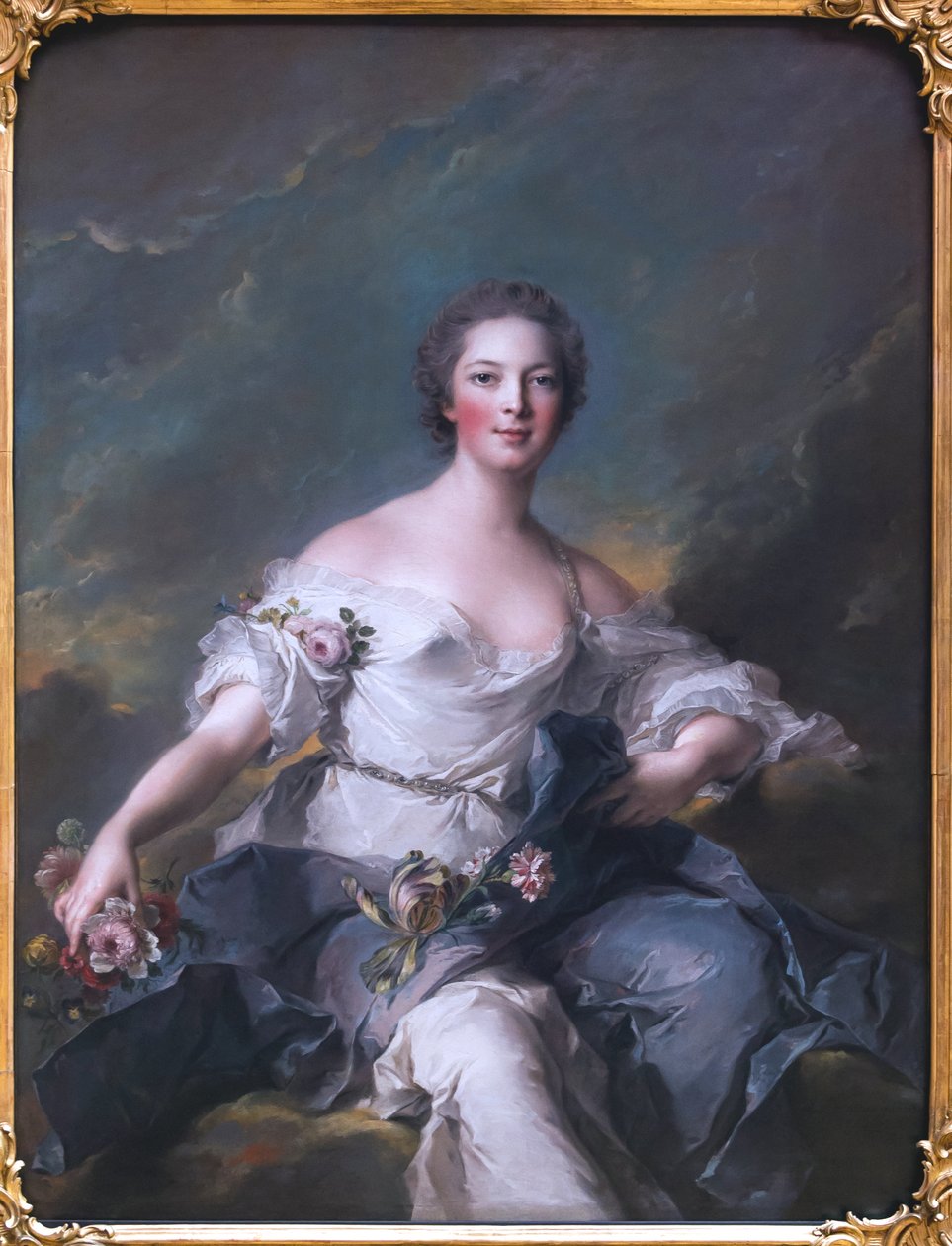 Allemand : Die Marquise de Baglion als Flora Marquise de Baglion as Flora - Jean Marc Nattier