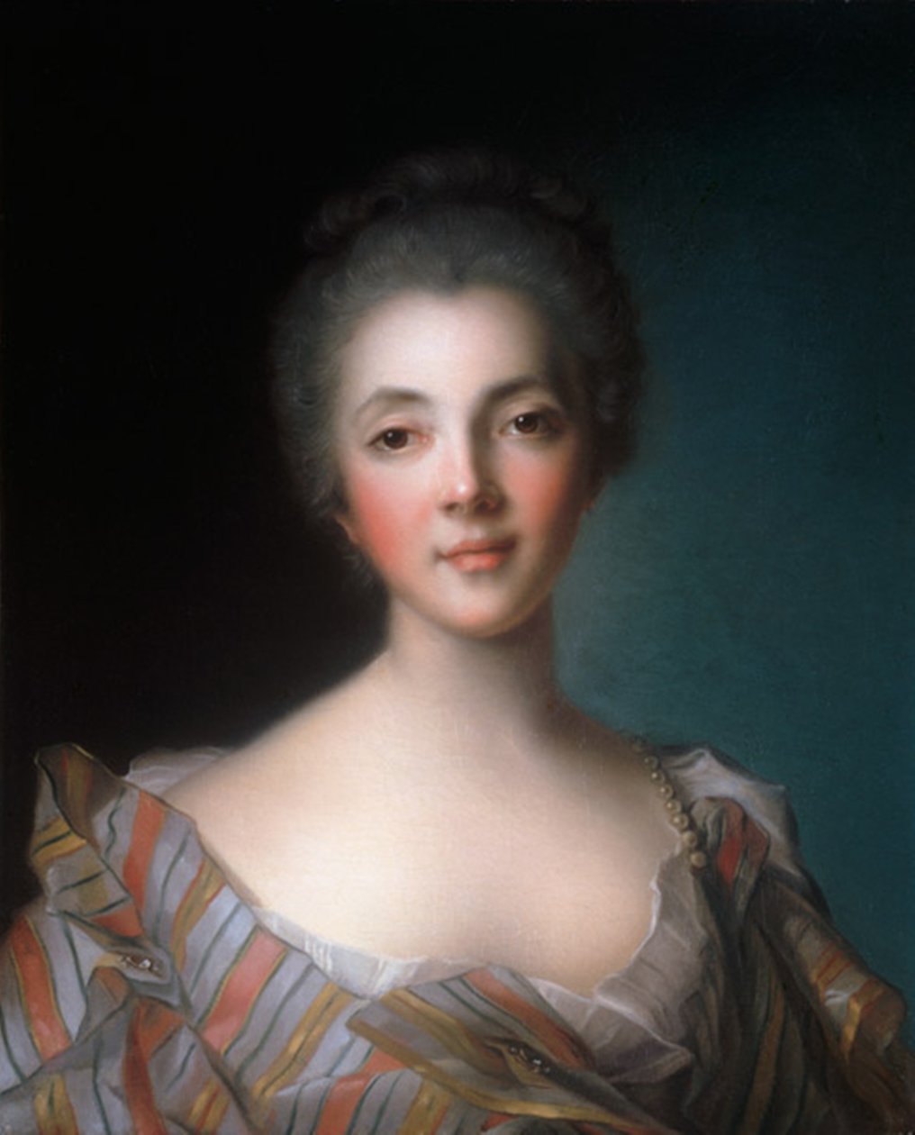 Portrait of Louise Marie Madeleine de Fontaine-Dupin (1706-1799). - Jean Marc Nattier