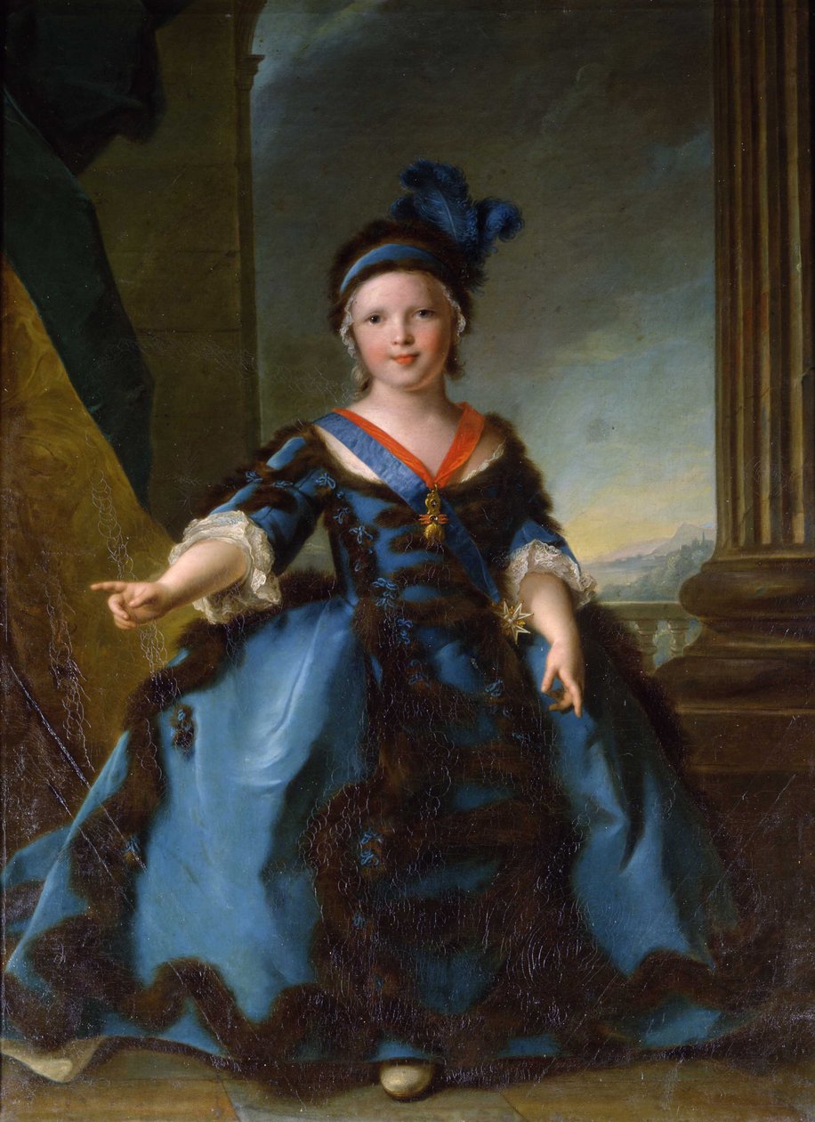 Portrait du prince Louis Joseph Xavier, duc de Bourgogne 1751-1761 - Jean Marc Nattier