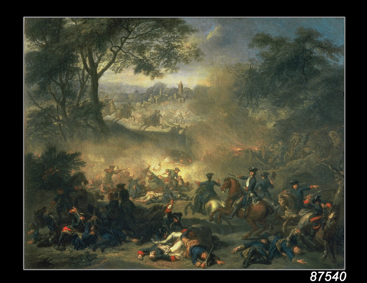 La bataille de Poltava en 1709, 1717 - Jean Marc Nattier