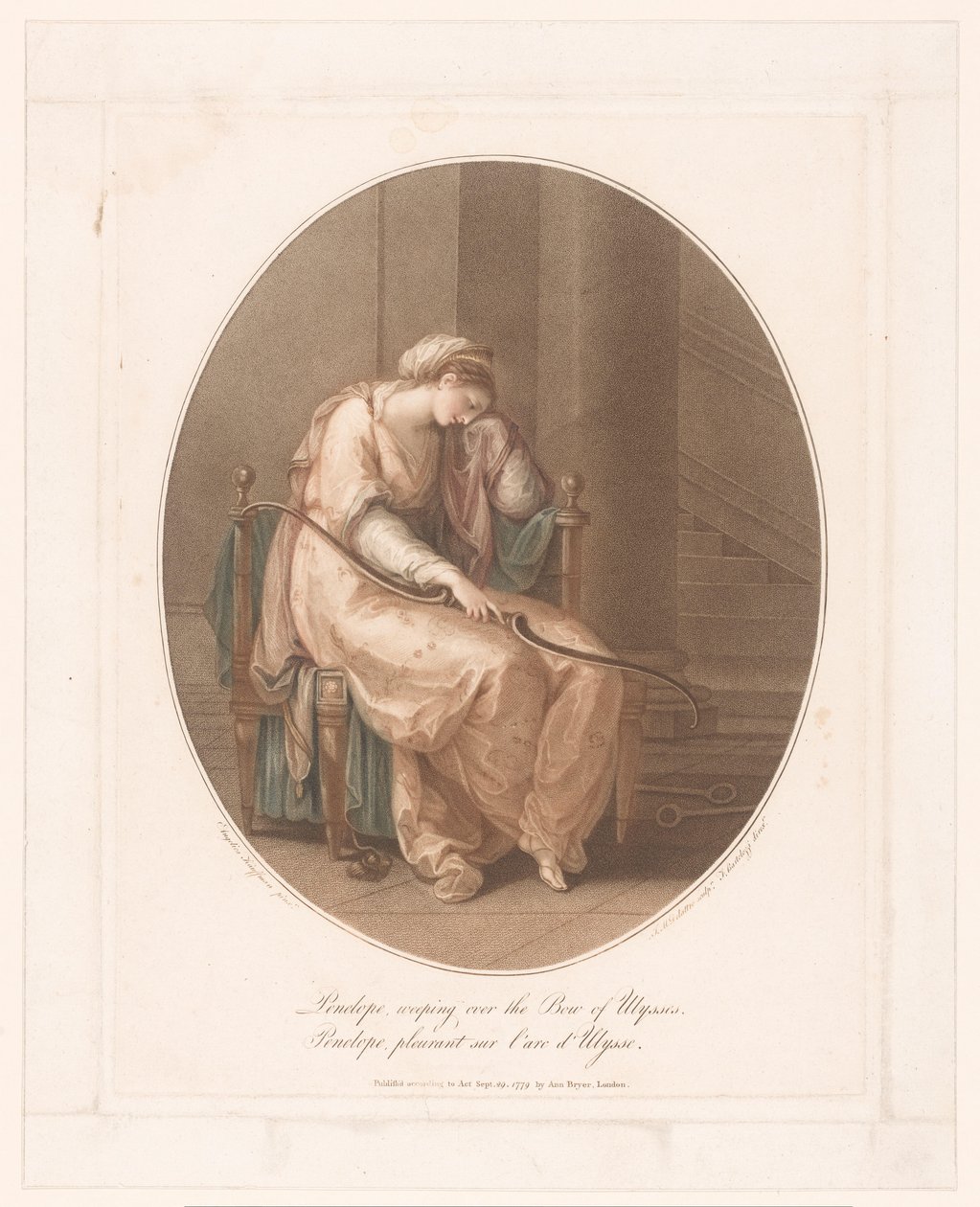 Pénélope pleurant avec l