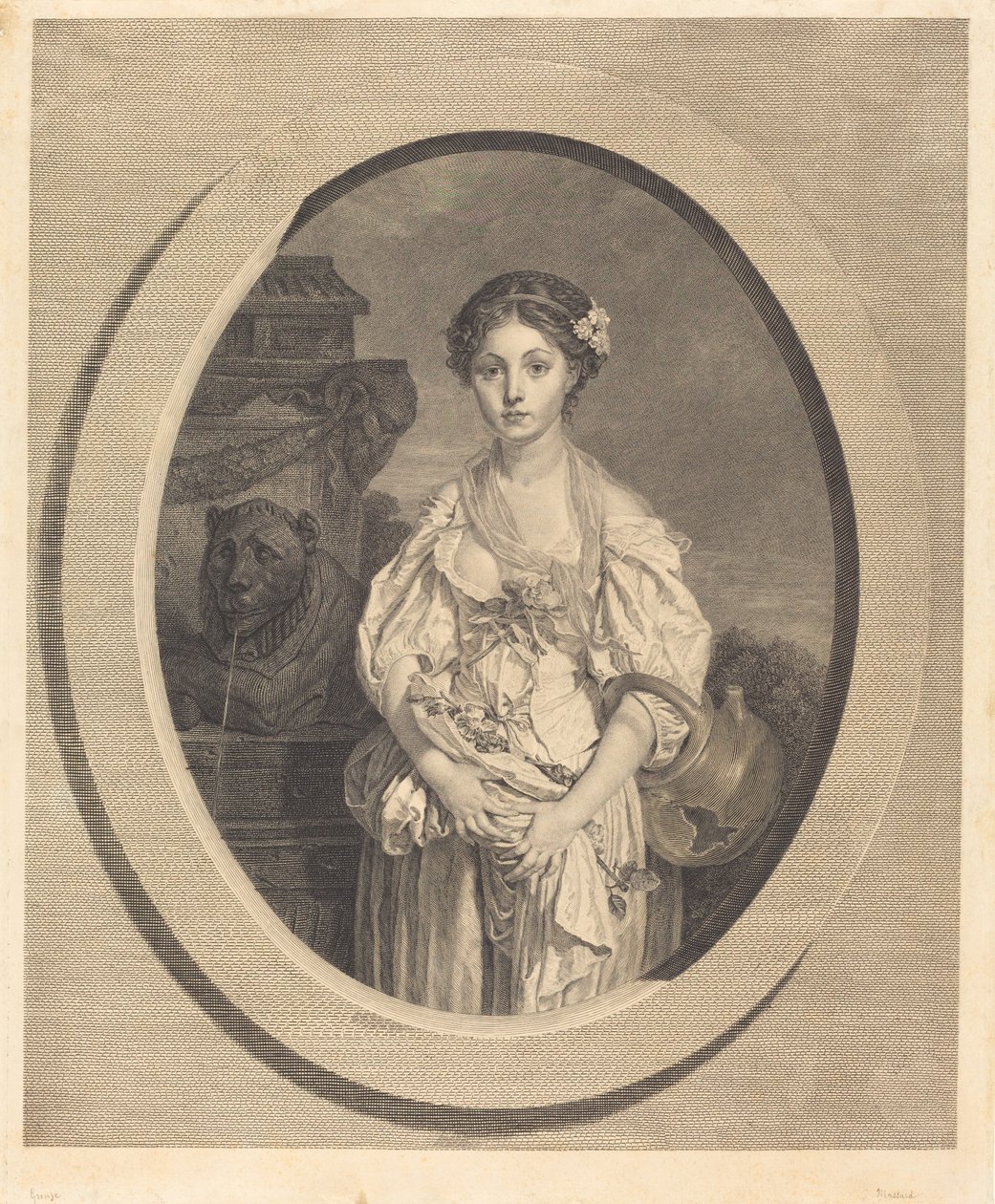 La cruche cassée - Jean Massard after Jean Baptiste Greuze