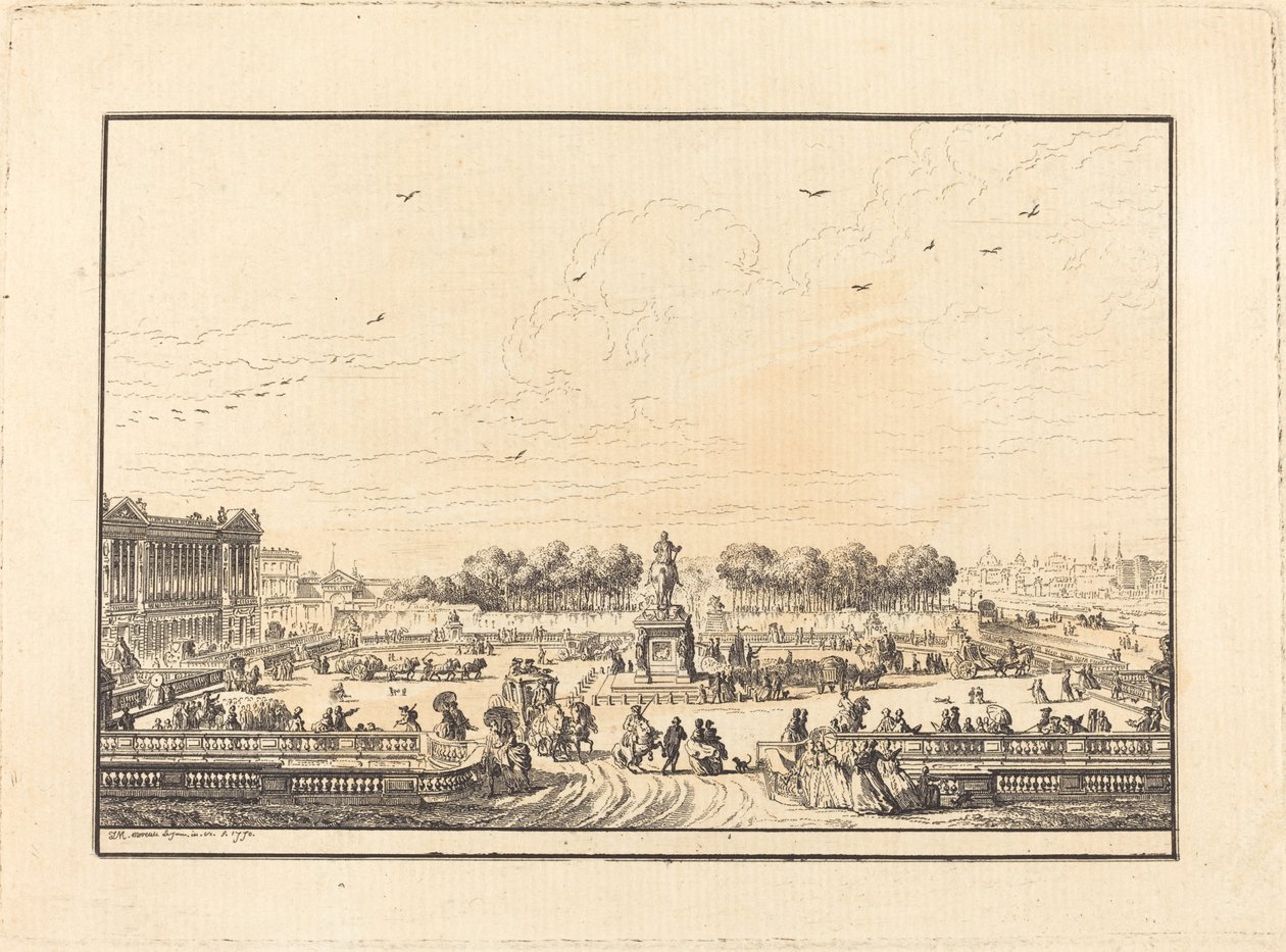 Place de Louis XV - Jean Michel Moreau