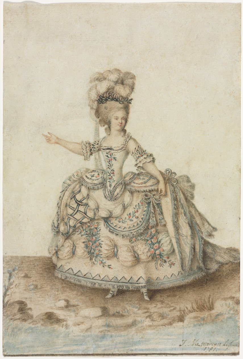 Étude de costume pour chanteur d