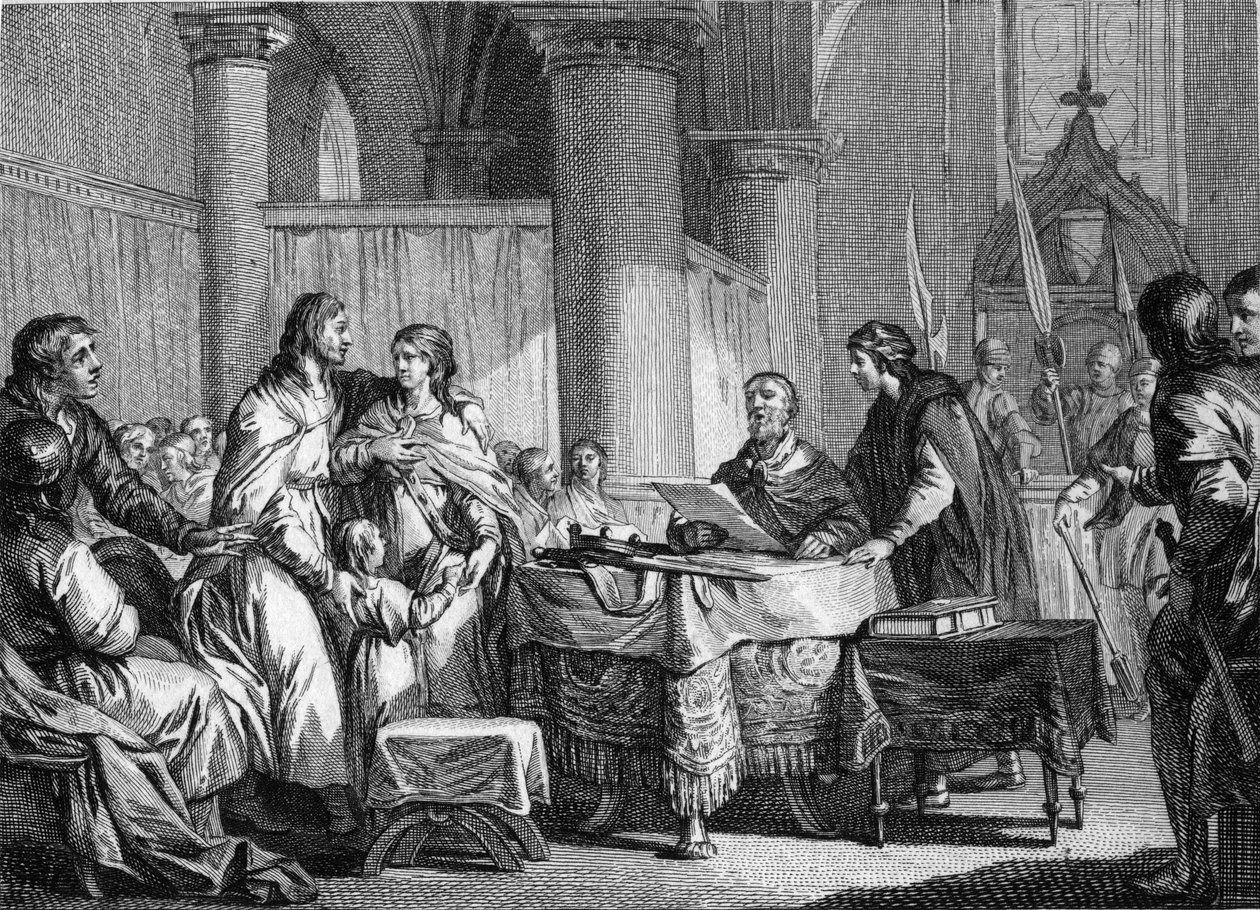 Abdication de Carloman (vers 715-754), maire du palais d