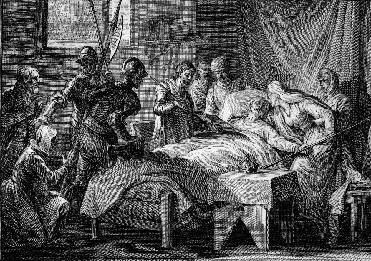 Mort et succession de Charles II le Chauve, 877 : le roi remet à l