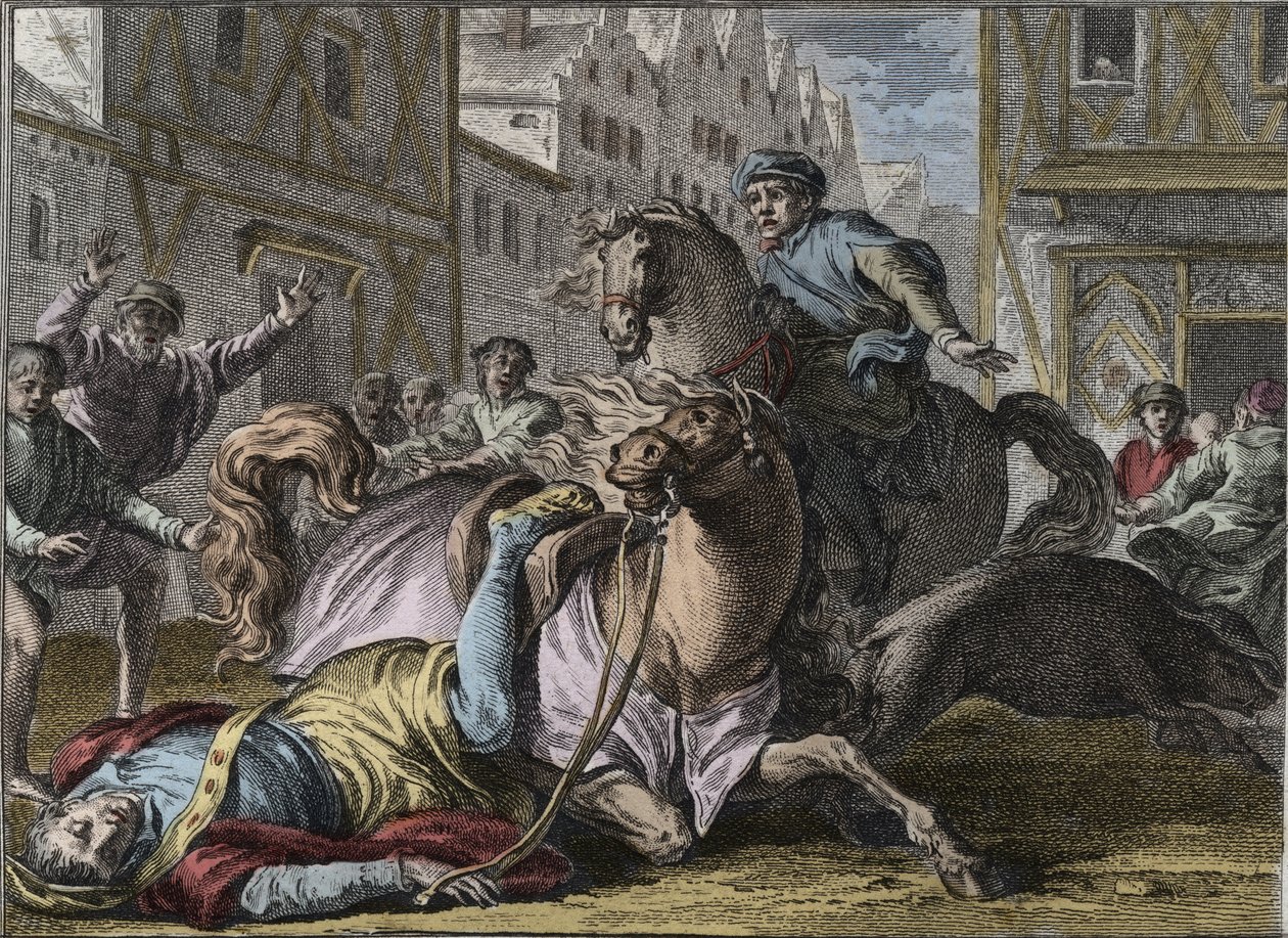Mort de Philippe de France (1116-1131), Paris - Jean Michel the Younger Moreau