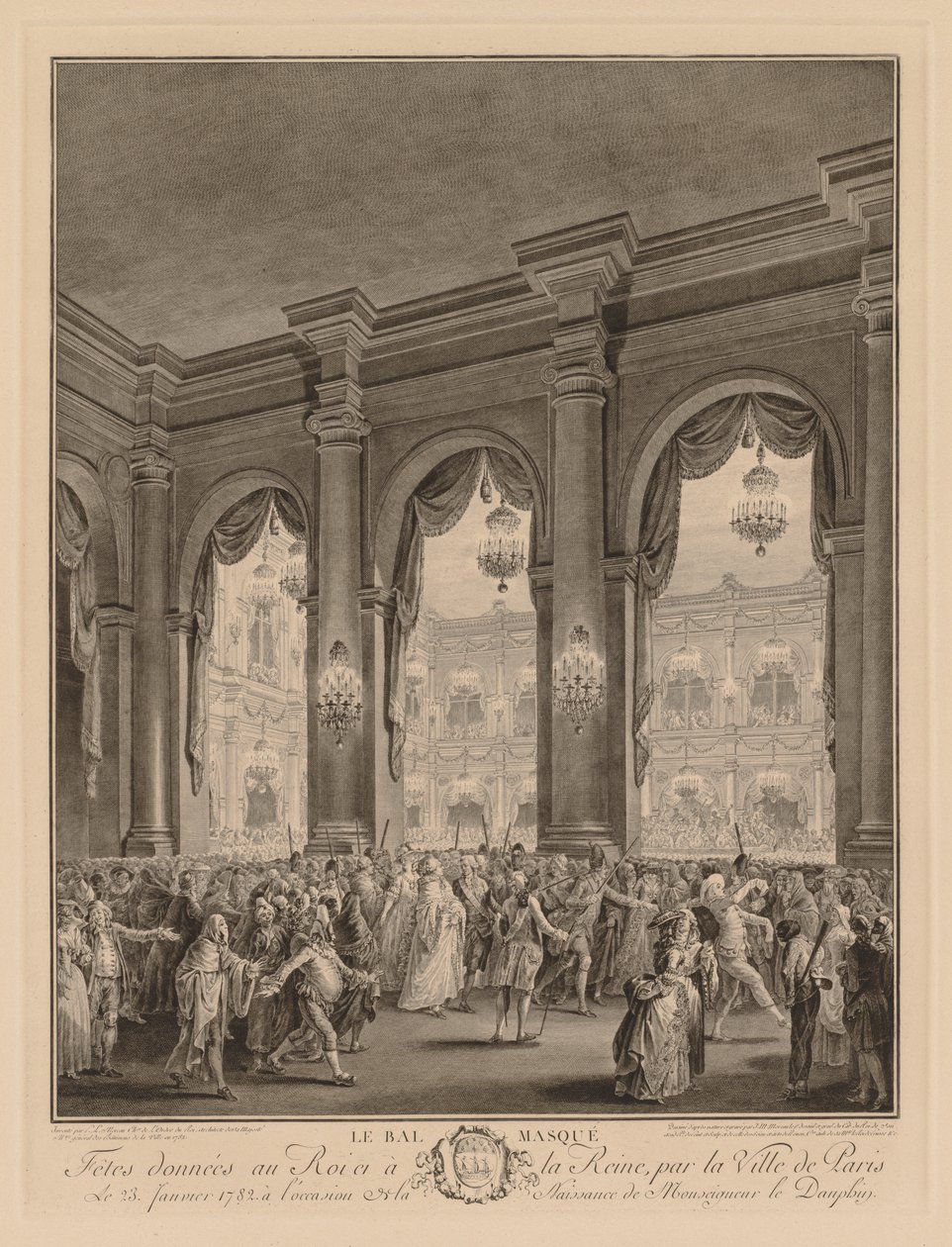 Le bal masqué donné à l