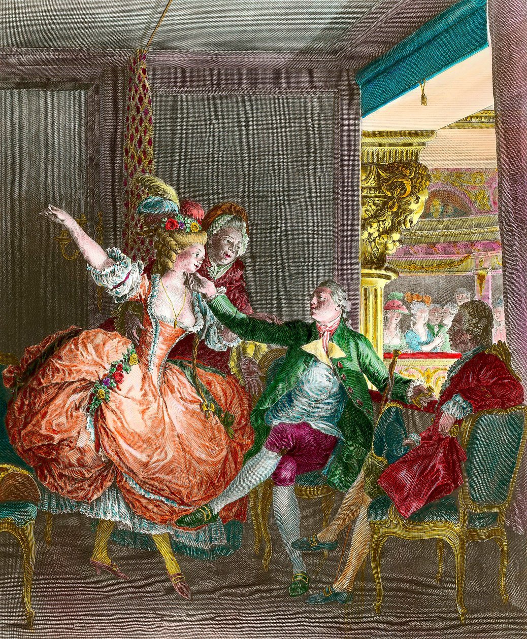 Prostitution : La présentation au théâtre - Jean Michel the Younger Moreau