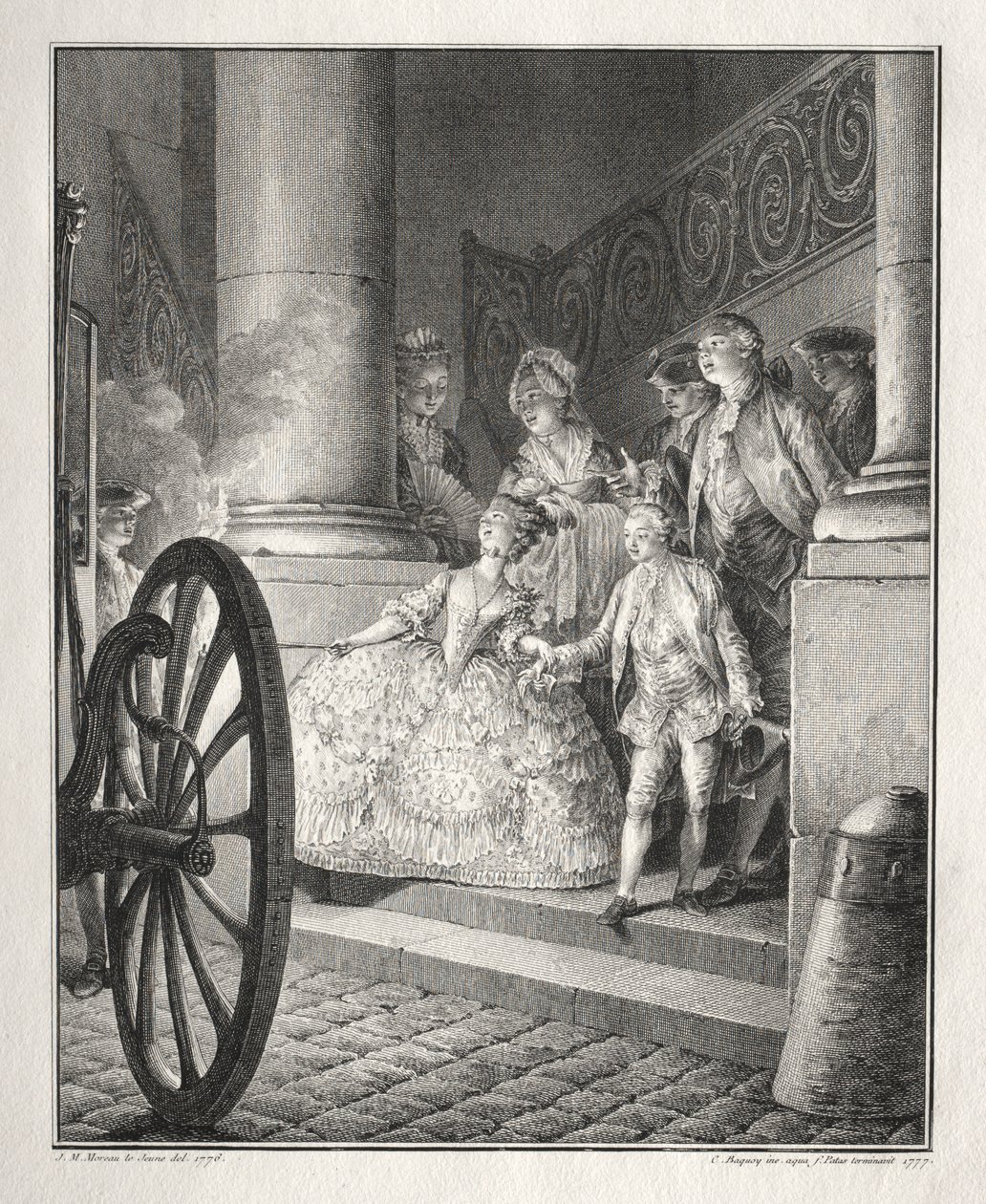 Rétif de la Bretonne: Les Petits Parrains, 1777 - Jean Michel the Younger Moreau