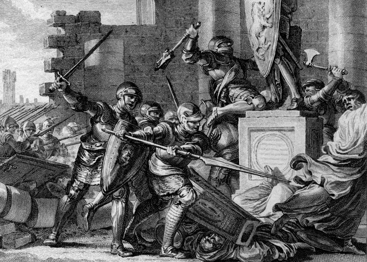 Guerre contre les Saxons, 772 : destruction du temple et de l