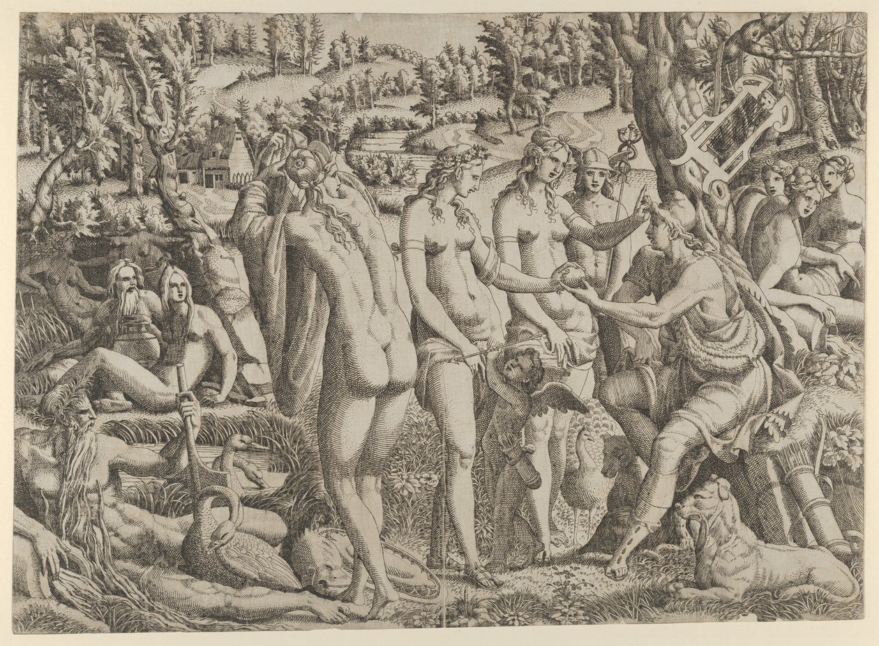 Le Jugement de Pâris, 1535-55 - Jean Mignon