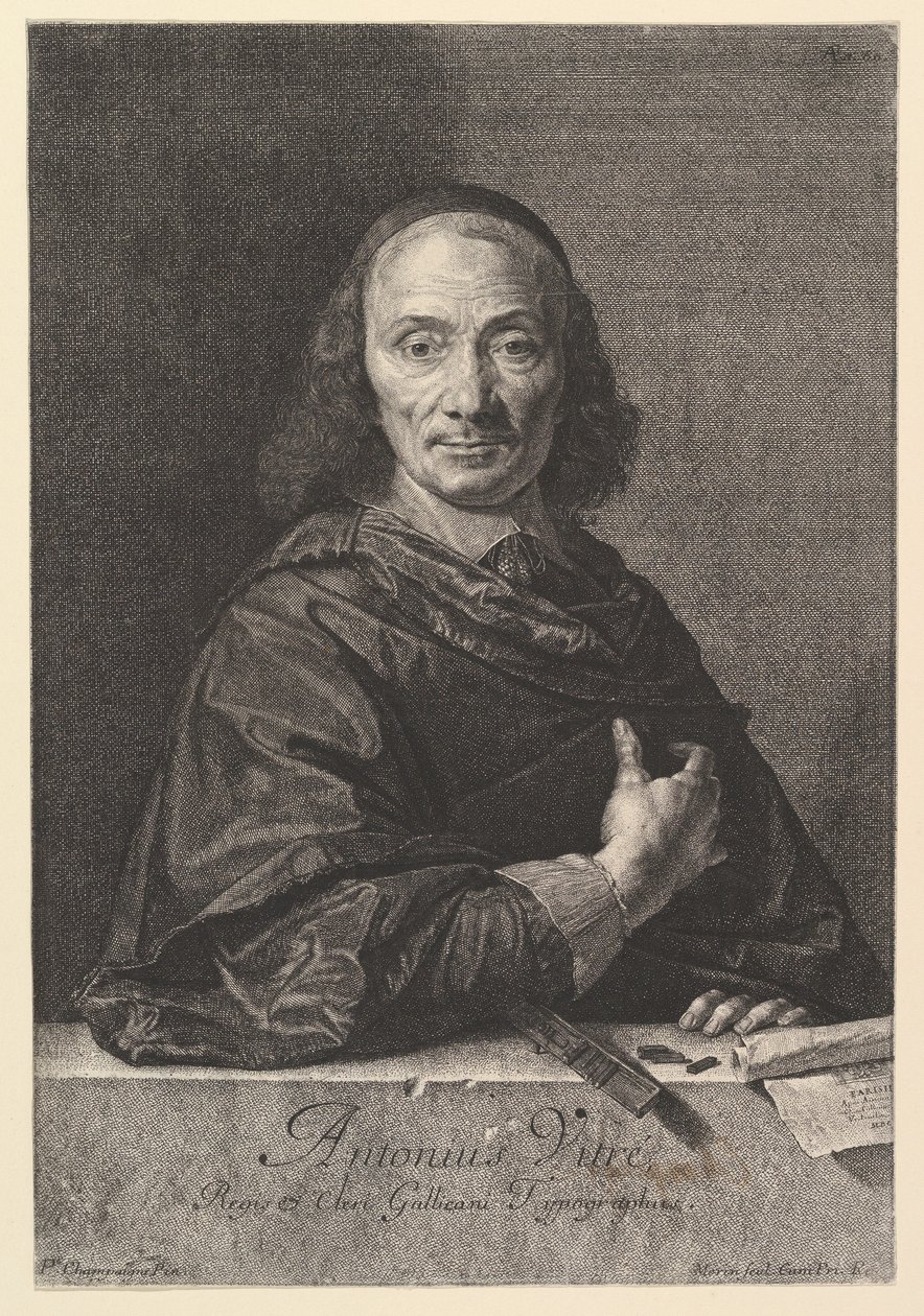 Antoine Vitre, typographe du roi - Jean Morin