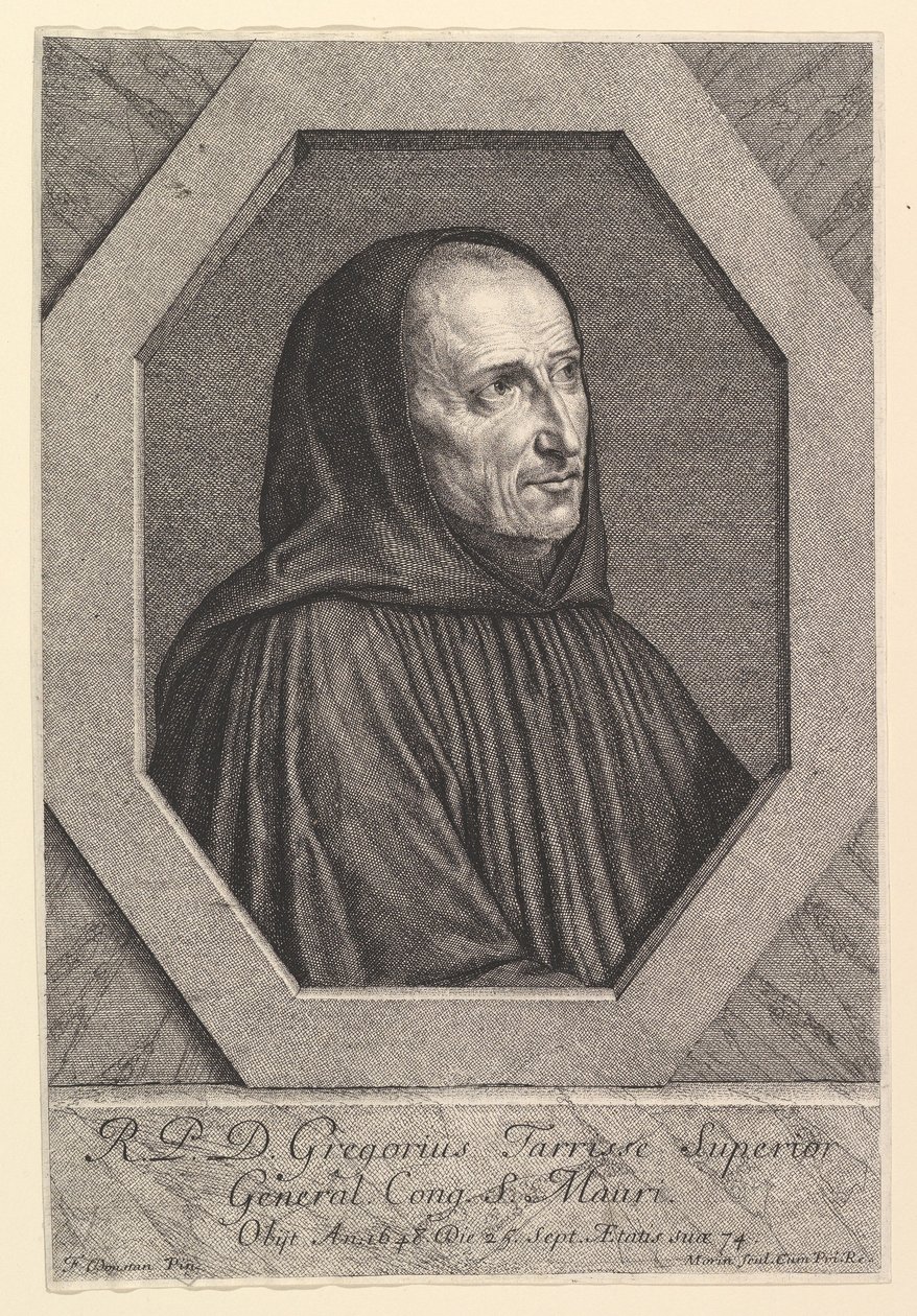 Dom Grégoire Tarrisse, supérieur général de la Congrégation de Saint-Maur - Jean Morin