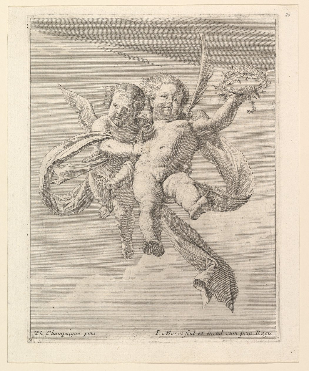 Groupe de deux angelots, l
