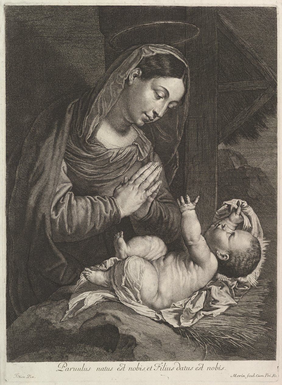La Vierge adorant l