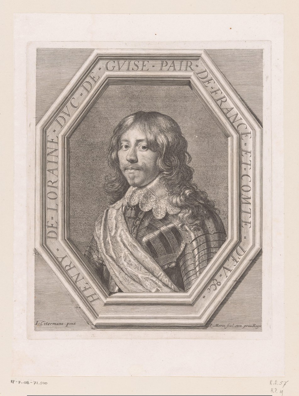 Portrait de Henri II de Lorraine, duc de Guise - Jean Morin