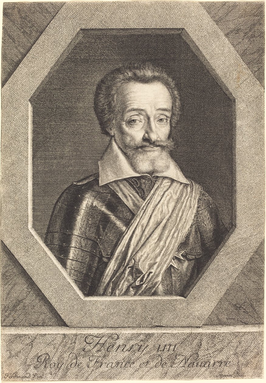 Henri IV - Jean Morin after Louis Elle I