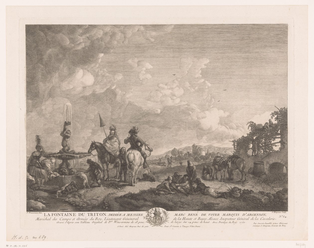 Paysage avec des figures près d
