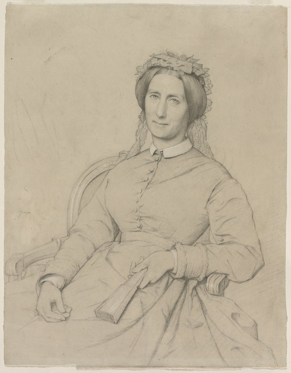 Madame Hippolyte Flandrin (Aimée Ancelot) - Jean Paul Flandrin